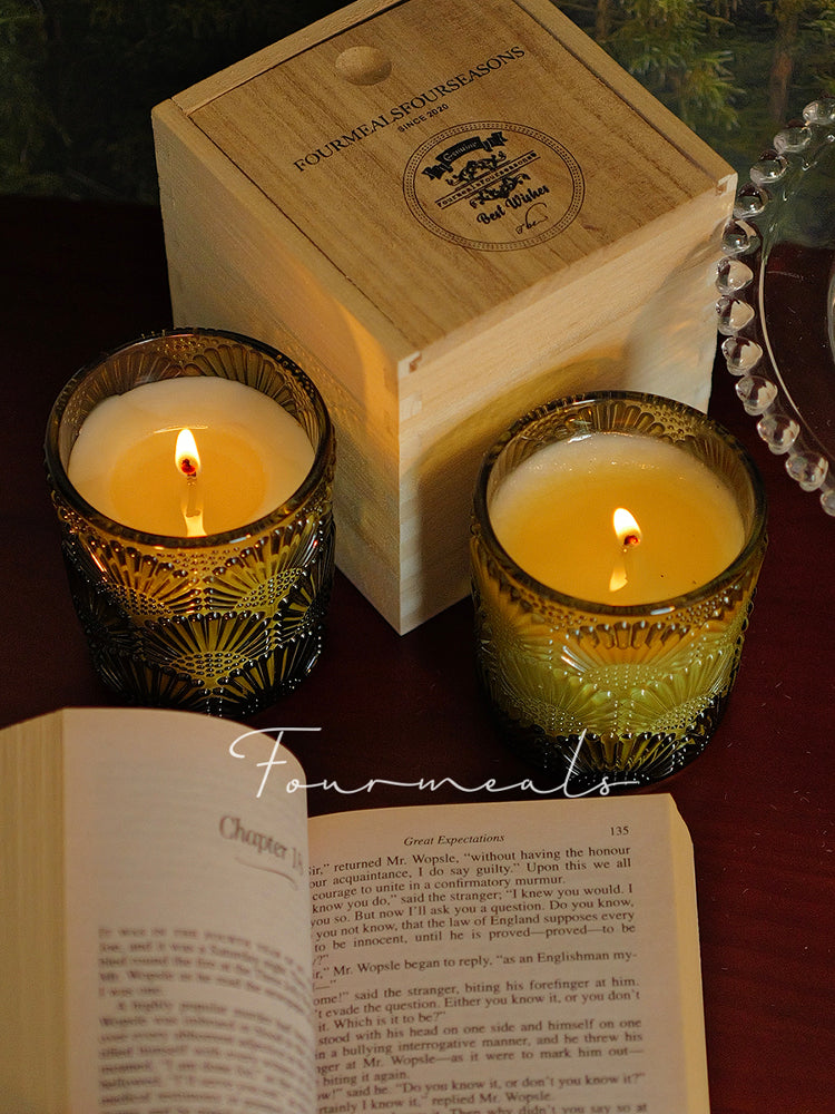 Pflaumentee-Kerze mit weichem Duft, 165 g, für den Innenbereich, Schlafzimmer, Aroma, kreatives Geschenk