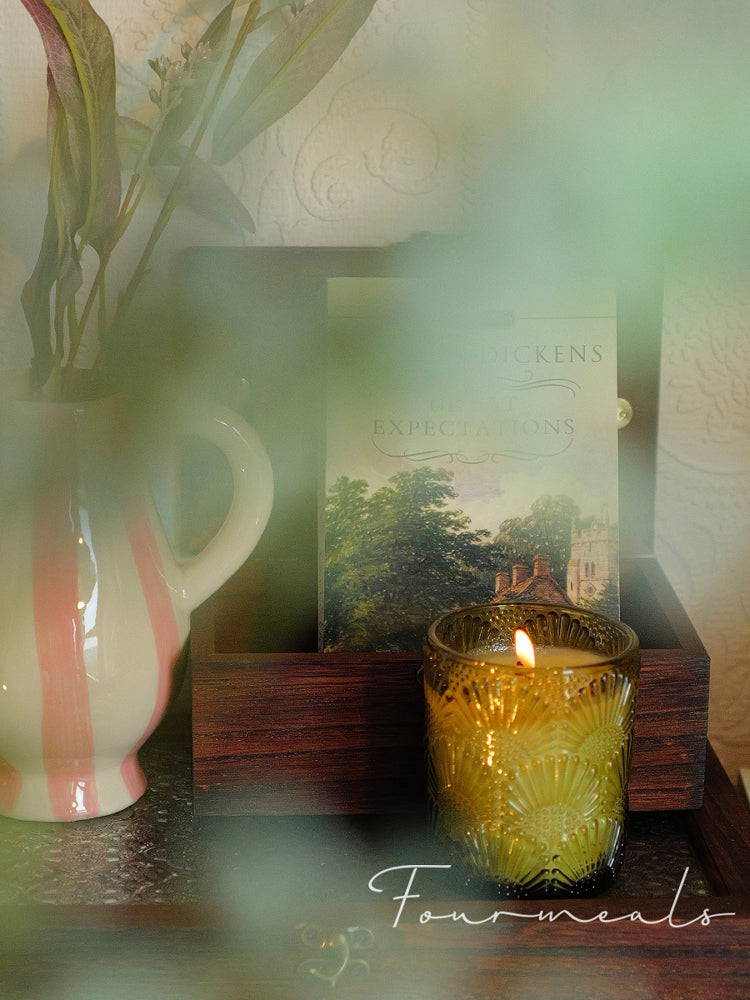 Pflaumentee-Kerze mit weichem Duft, 165 g, für den Innenbereich, Schlafzimmer, Aroma, kreatives Geschenk