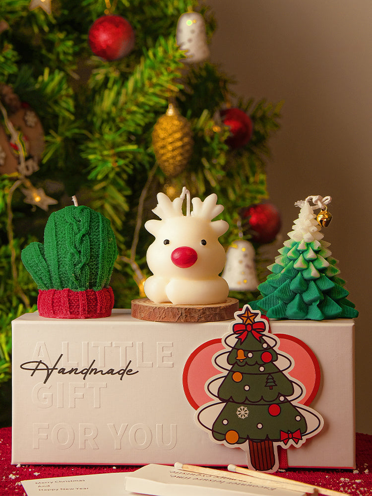 Festliche Weihnachtsbaum-Duftkerze für den Innen- und Feiertagsgebrauch