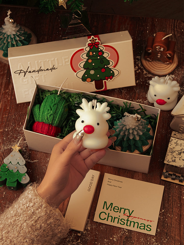 Festliche Weihnachtsbaum-Duftkerze für den Innen- und Feiertagsgebrauch