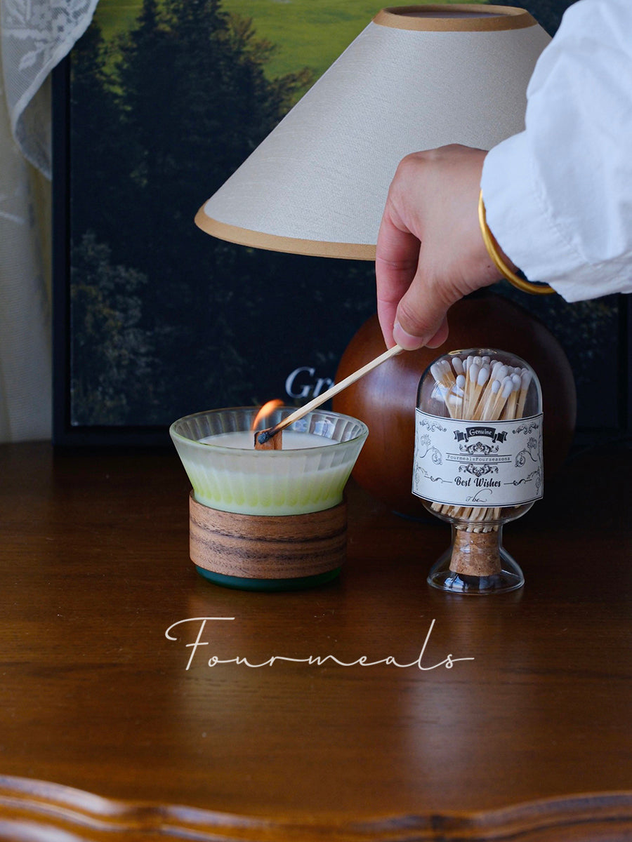 Tee-Innenaromakerze für Zuhause, Schlafzimmer, langanhaltender weicher Duft, Geschenkbox