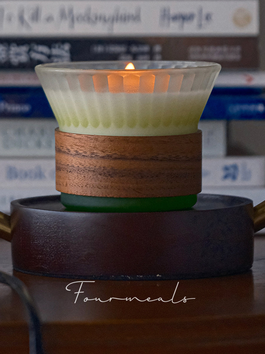 Tee-Innenaromakerze für Zuhause, Schlafzimmer, langanhaltender weicher Duft, Geschenkbox