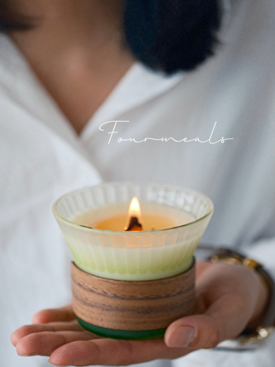 Tee-Innenaromakerze für Zuhause, Schlafzimmer, langanhaltender weicher Duft, Geschenkbox