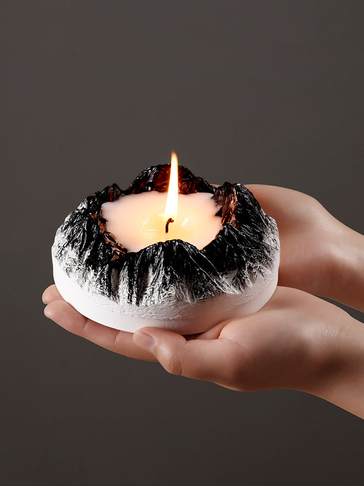 Kreative Duftkerze aus Vulkanstein für Schlafzimmer und Innenräume, langlebige Nischendekoration