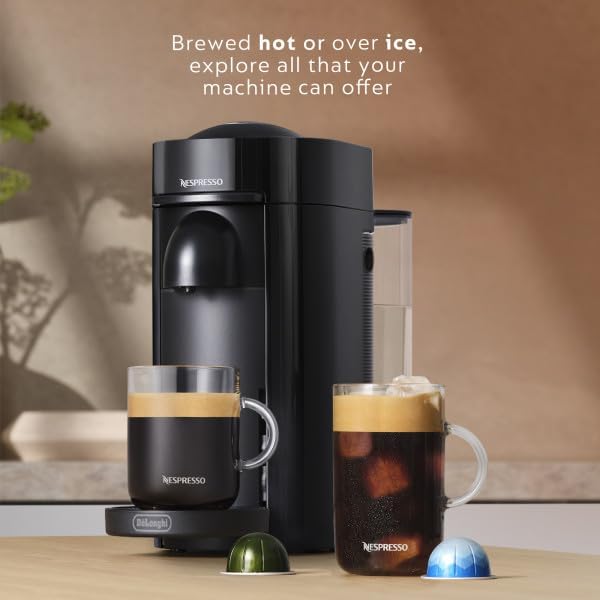 Nespresso Vertuo Plus Coffee and Espresso Maker by De'Longhi, Grey
