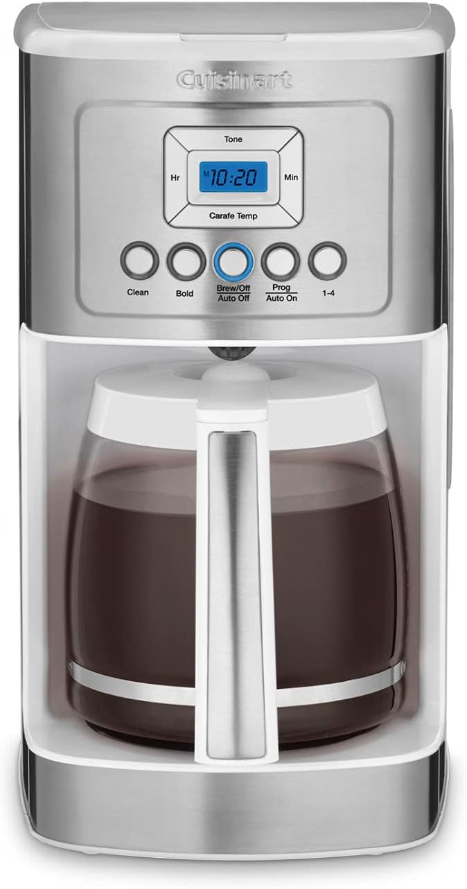 Cuisinart DCC-3200P1 Coffee Maker Fully Automatic with Brew Strength Control, 1-4 Cup Setting
