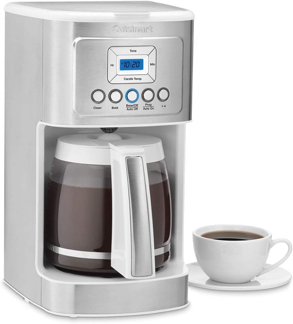 Cuisinart DCC-3200P1 Coffee Maker Fully Automatic with Brew Strength Control, 1-4 Cup Setting