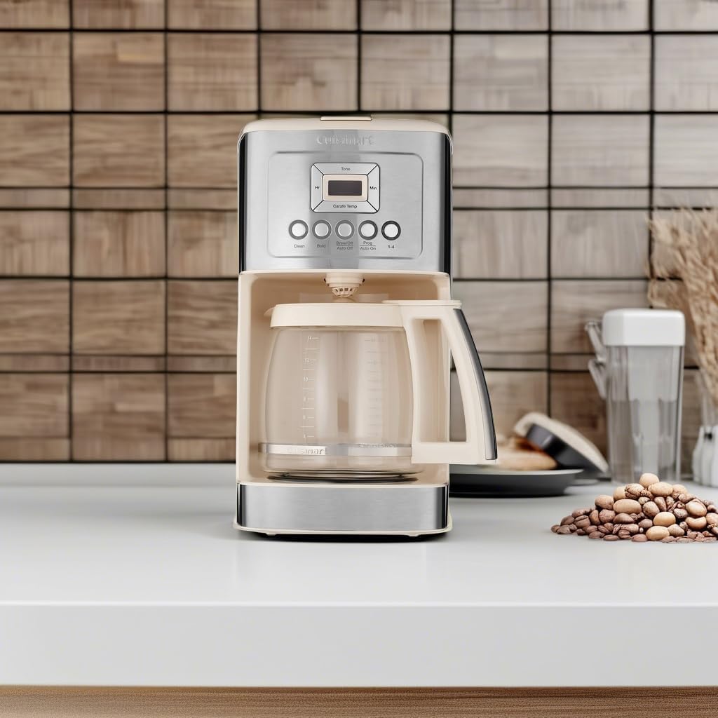 Cuisinart DCC-3200P1 Coffee Maker Fully Automatic with Brew Strength Control, 1-4 Cup Setting