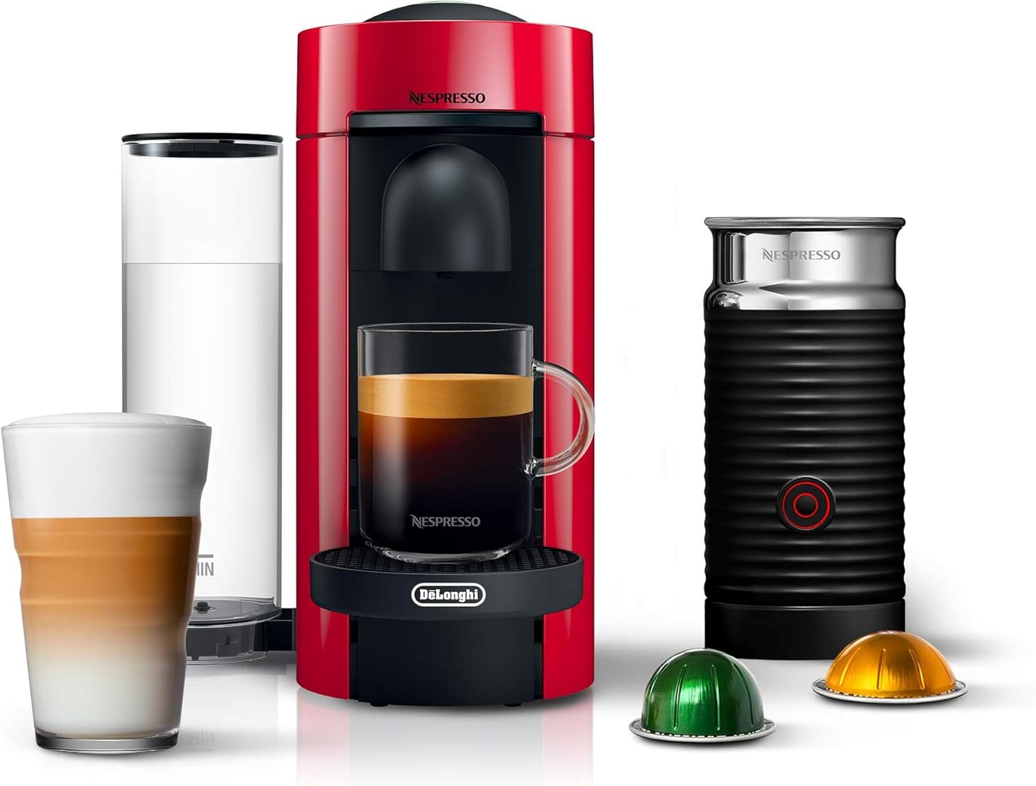 Nespresso Vertuo Plus Coffee and Espresso Maker by De'Longhi, Grey