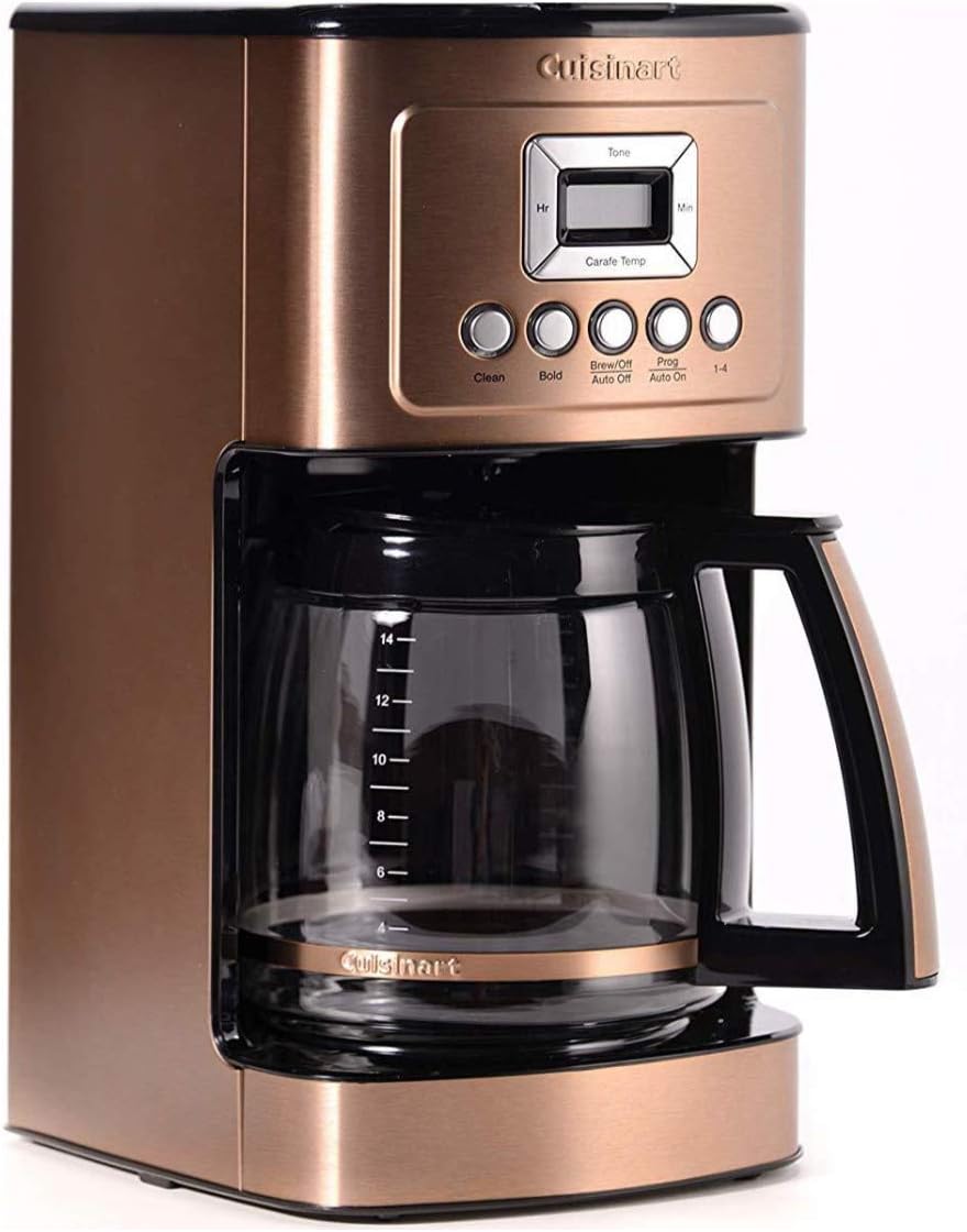 Cuisinart DCC-3200P1 Coffee Maker Fully Automatic with Brew Strength Control, 1-4 Cup Setting