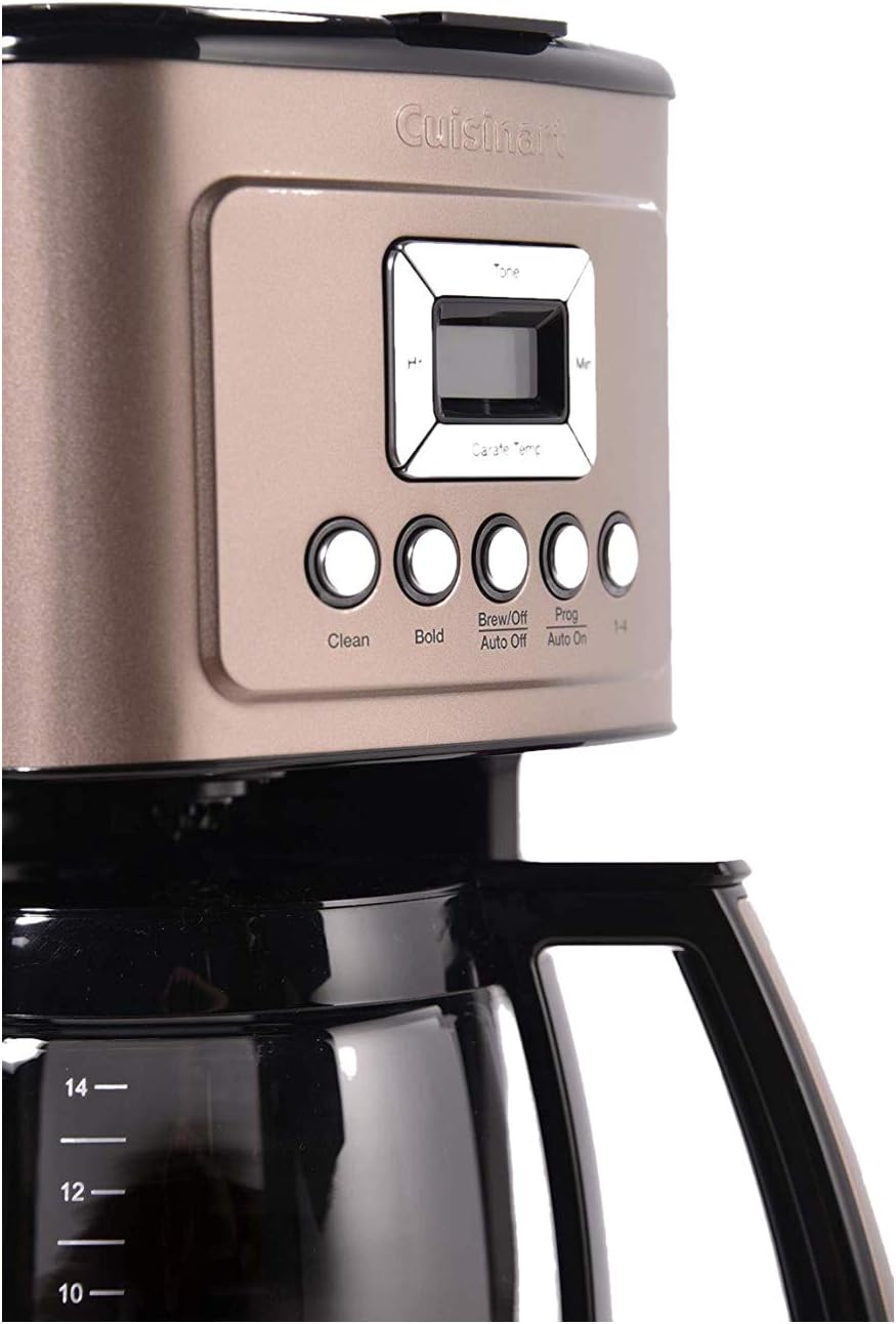 Cuisinart DCC-3200P1 Coffee Maker Fully Automatic with Brew Strength Control, 1-4 Cup Setting