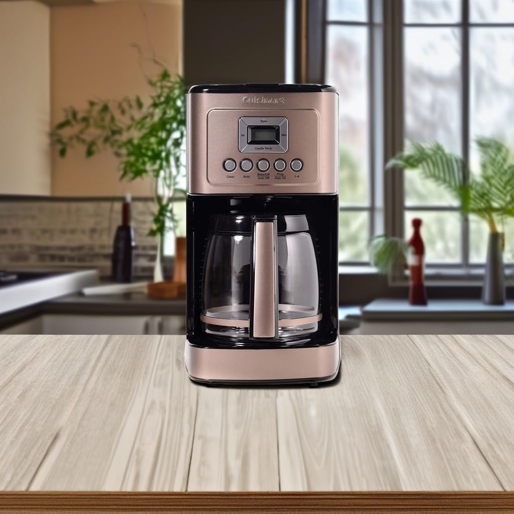 Cuisinart DCC-3200P1 Coffee Maker Fully Automatic with Brew Strength Control, 1-4 Cup Setting