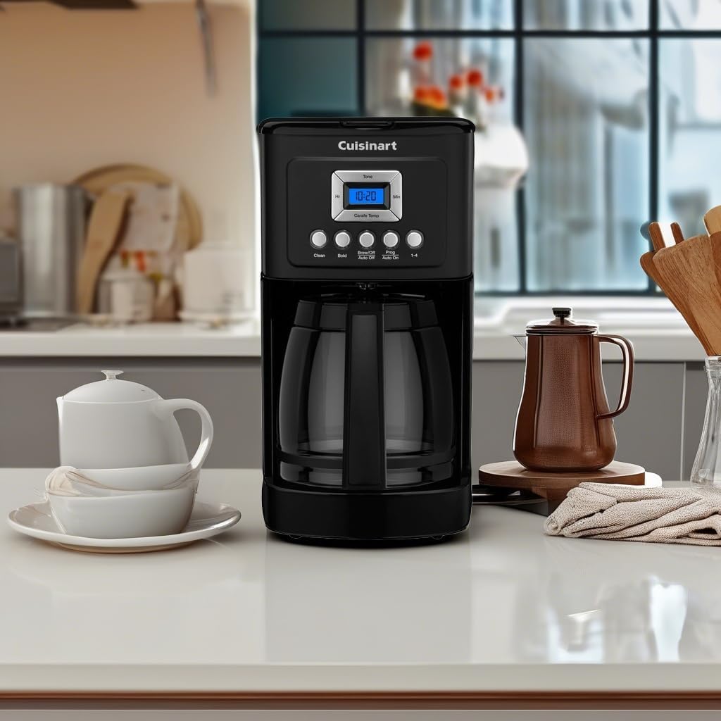 Cuisinart DCC-3200P1 Coffee Maker Fully Automatic with Brew Strength Control, 1-4 Cup Setting