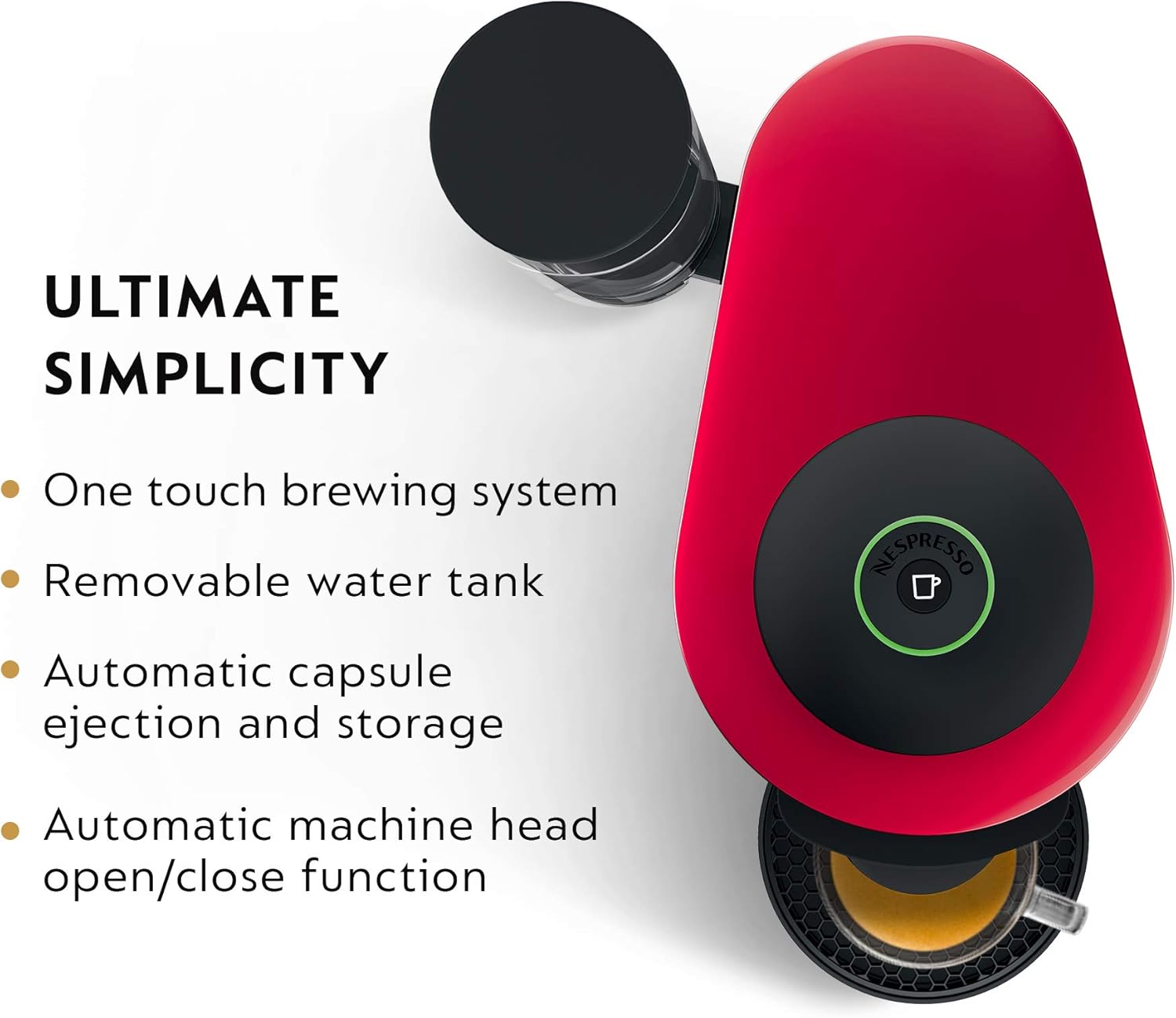 Nespresso Vertuo Plus Coffee and Espresso Maker by De'Longhi, Grey