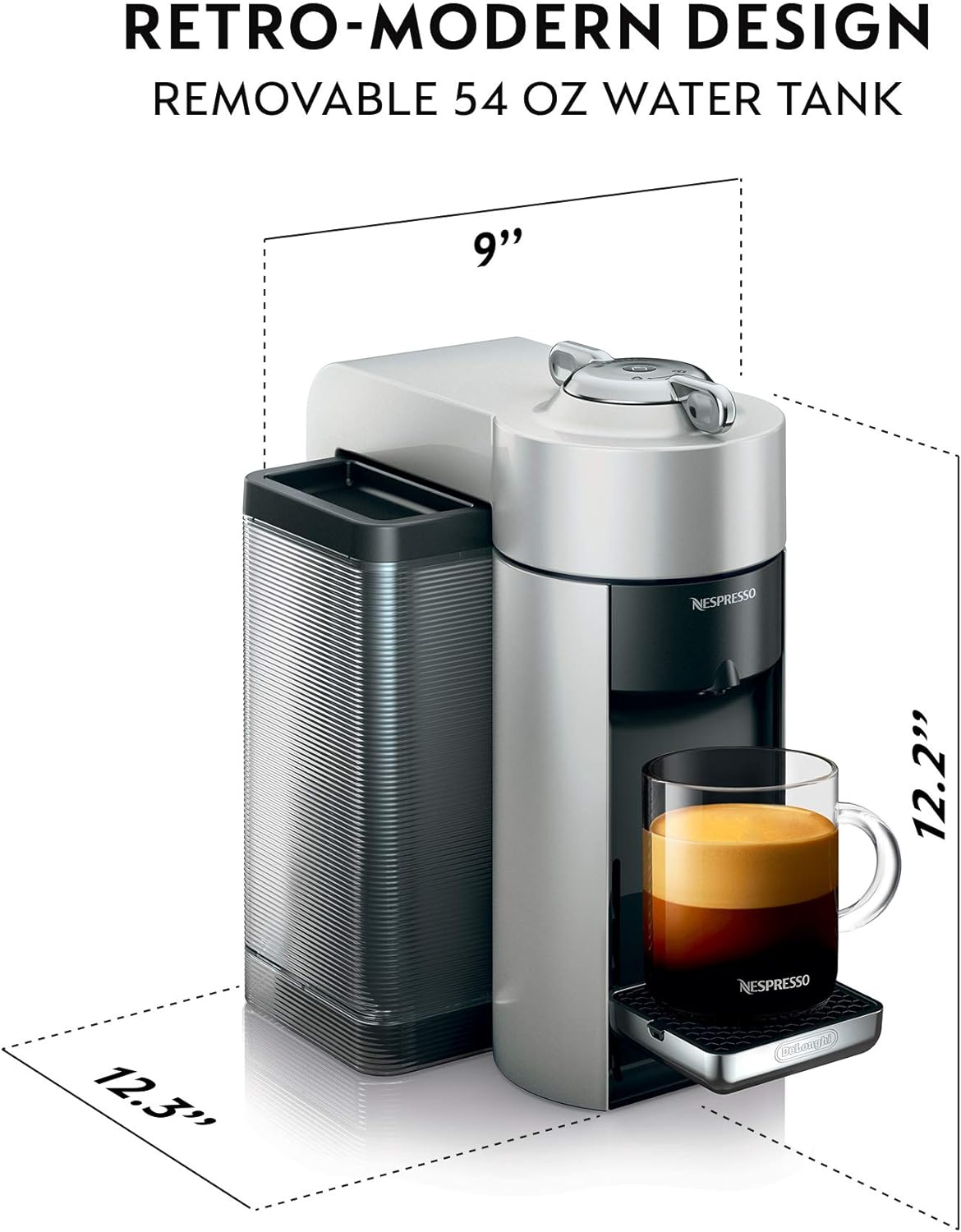Nespresso De'Longhi Vertuo Coffee and Espresso Machine