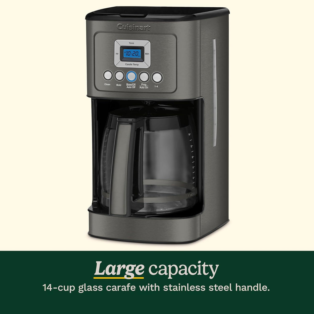 Cuisinart DCC-3200P1 Coffee Maker Fully Automatic with Brew Strength Control, 1-4 Cup Setting
