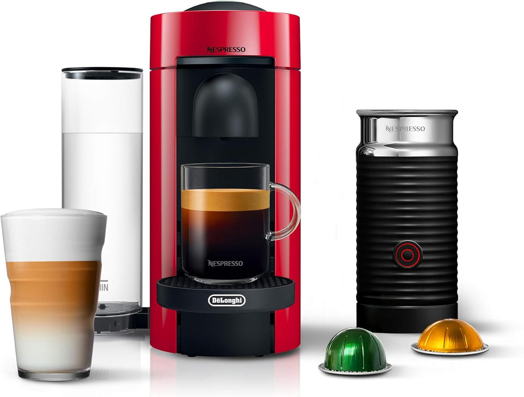 Nespresso Vertuo Plus Coffee and Espresso Maker by De'Longhi, Grey