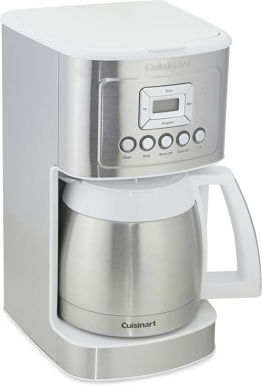 Cuisinart 12-Cup Coffee Maker, Programmable PerfecTemp Thermal Carafe Coffee Machine with 1-4 Cup Setting, Brew Strength Control and Brew Pause, Stainless Steel, DCC-3400NAS, Silver