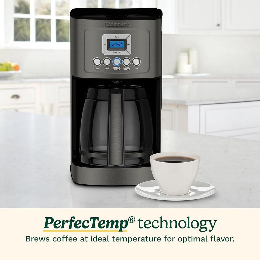 Cuisinart DCC-3200P1 Coffee Maker Fully Automatic with Brew Strength Control, 1-4 Cup Setting