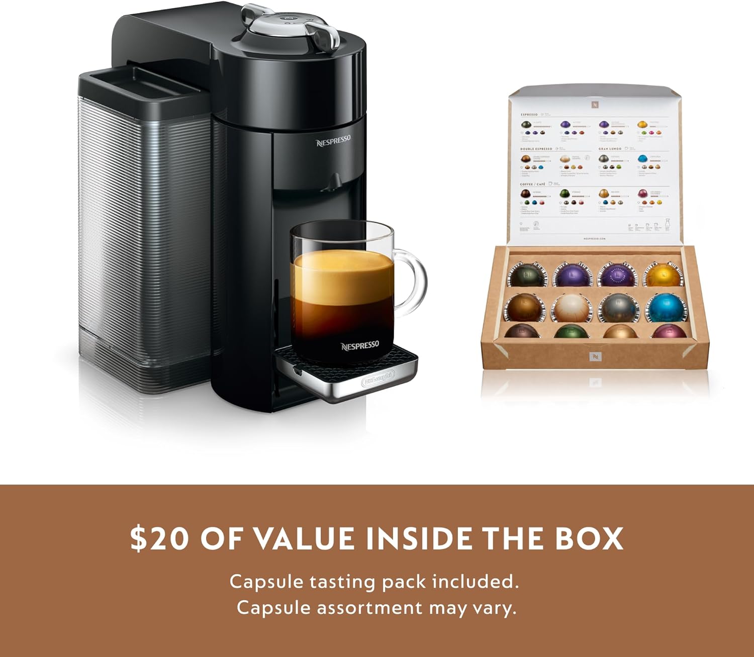 Nespresso De'Longhi Vertuo Coffee and Espresso Machine