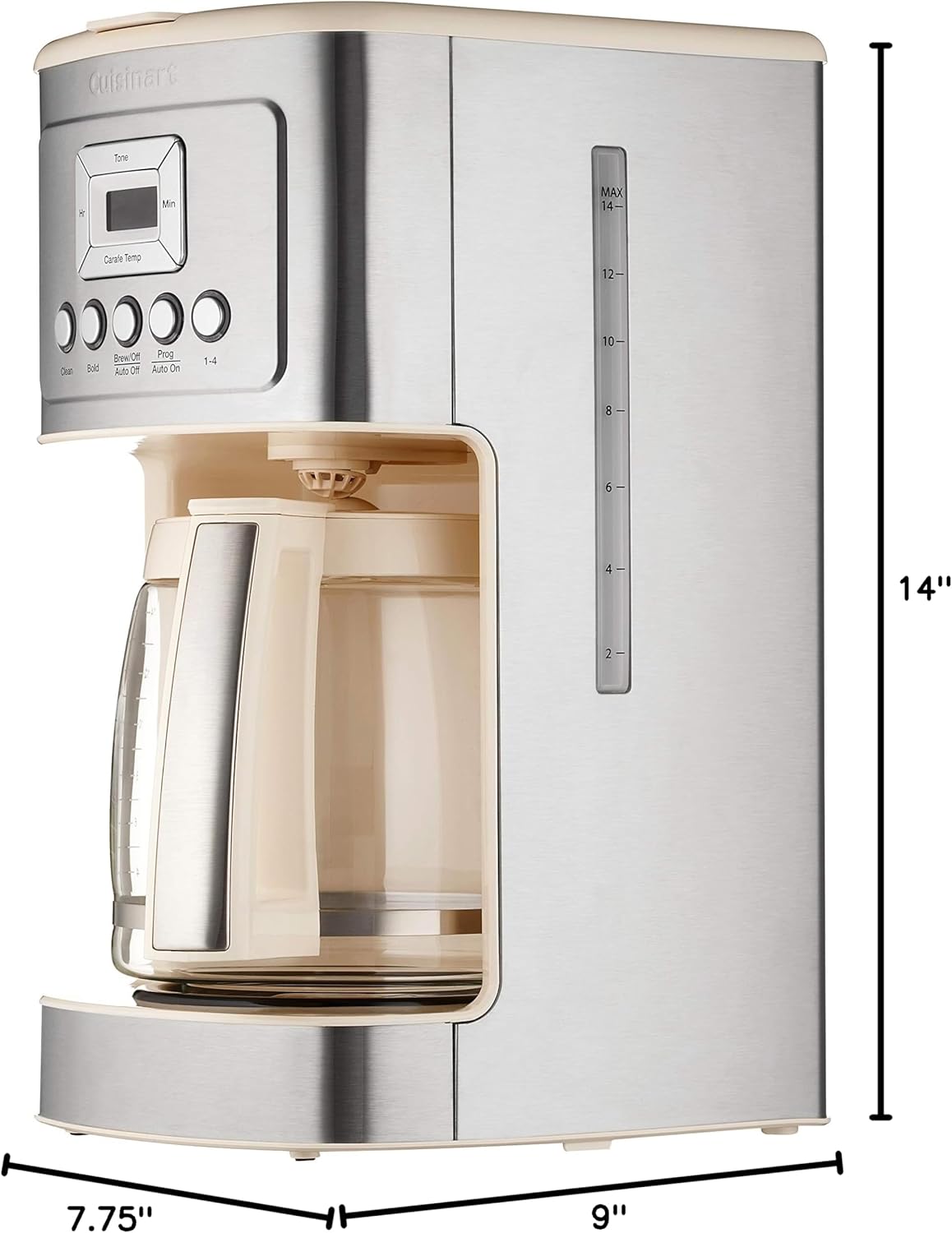 Cuisinart DCC-3200P1 Coffee Maker Fully Automatic with Brew Strength Control, 1-4 Cup Setting