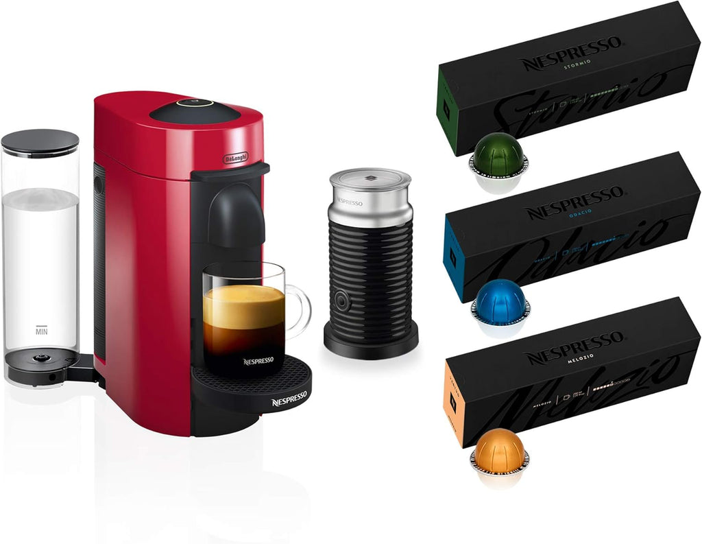 Nespresso Vertuo Plus Coffee and Espresso Maker by De'Longhi, Grey