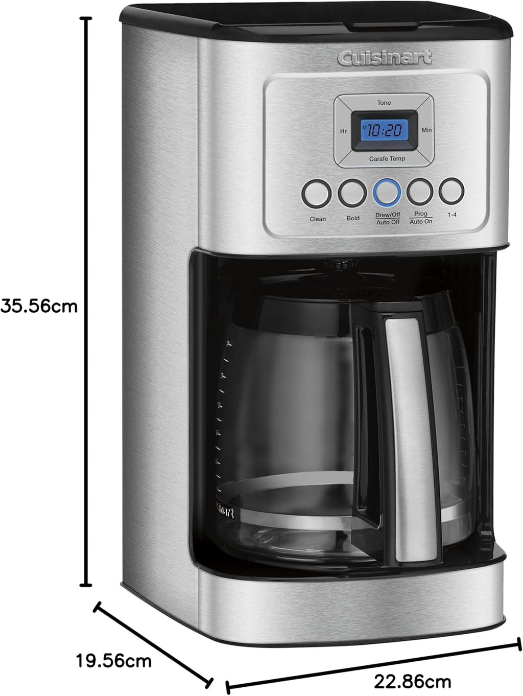 Cuisinart DCC-3200P1 Coffee Maker Fully Automatic with Brew Strength Control, 1-4 Cup Setting