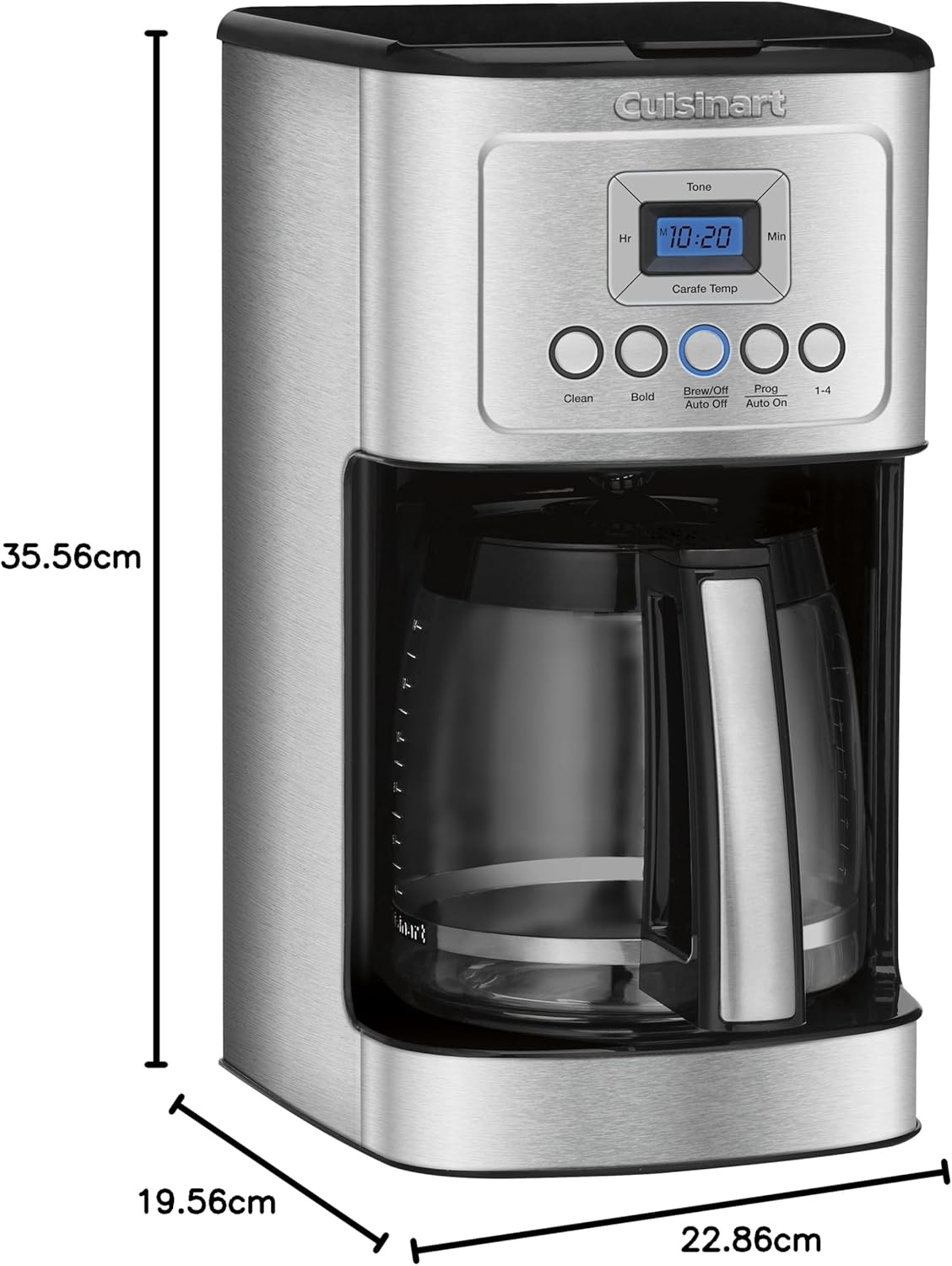 Cuisinart DCC-3200P1 Coffee Maker Fully Automatic with Brew Strength Control, 1-4 Cup Setting